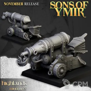 Описание картинки Dwarf FLAMETHROWER от 3DPrintClub по цене 400руб | Свободный Рынок Миниатюр - СРМ