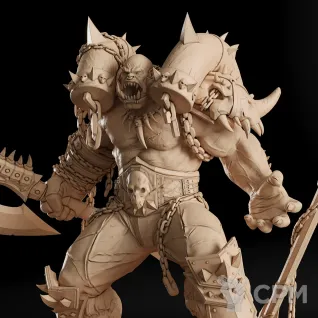 Описание картинки Garrosh Фигурка (Warcraft) от GAS3TXD  по цене 3 600руб | Свободный Рынок Миниатюр - СРМ