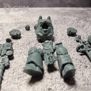 Описание картинки Contemptor Dreadnought Dark Angels от 3Д-Печка по цене 993руб | Свободный Рынок Миниатюр - СРМ