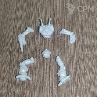 Описание картинки Wraith TR1 (55 тонн) от Dwarf Pirate Foundry по цене 450руб | Свободный Рынок Миниатюр - СРМ