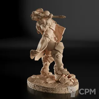 Описание картинки Brigitte Фигурка (Overwatch) от GAS3TXD  по цене 2 900руб | Свободный Рынок Миниатюр - СРМ