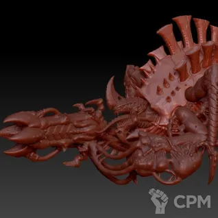 Описание картинки Tyrannofex от Клондайк Моделей  по цене 1 870руб | Свободный Рынок Миниатюр - СРМ
