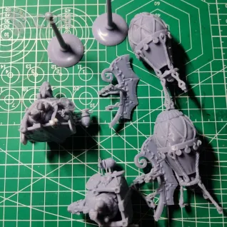 Описание картинки Гирокоптер/вертолет от Аптекарь по цене 700руб | Свободный Рынок Миниатюр - СРМ