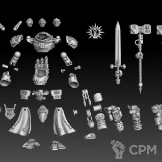 Описание картинки Nemesis Dreadknight от Мастерская террейна по цене 2 200руб | Свободный Рынок Миниатюр - СРМ