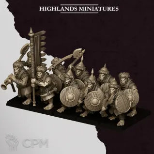 Описание картинки Hobgoblin Warriors от 3DPrintClub по цене 85руб | Свободный Рынок Миниатюр - СРМ