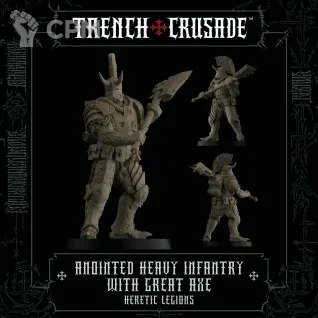Описание картинки Anointed Heavy Infantry with Great Axe от Age of Printmar по цене 99руб | Свободный Рынок Миниатюр - СРМ