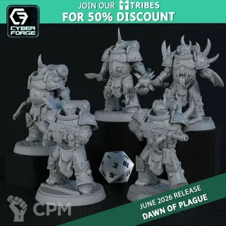 Описание картинки Fetid Legionnaires 1 от 3DPrintClub по цене 140руб | Свободный Рынок Миниатюр - СРМ