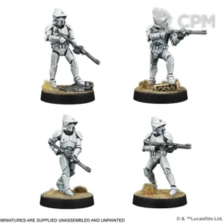 Описание картинки Star Wars: Legion - Arf Troopers Unit Expansion от StarkLogistics по цене 6 300руб | Свободный Рынок Миниатюр - СРМ