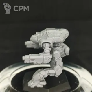 Описание картинки Pouncer Prime (40 тонн) от Dwarf Pirate Foundry по цене 450руб | Свободный Рынок Миниатюр - СРМ