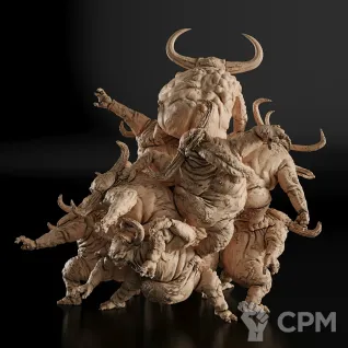 Описание картинки Nurglings Минифигурка (Warhammer) от GAS3TXD  по цене 1 800руб | Свободный Рынок Миниатюр - СРМ