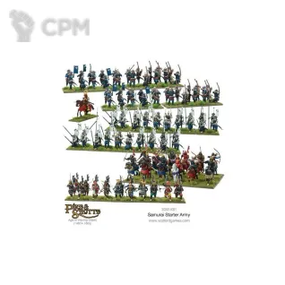 Описание картинки 202014001  Samurai Starter Army от Base 28 по цене 11 750руб | Свободный Рынок Миниатюр - СРМ