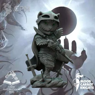 Описание картинки Гриффит | Коллекционная миниатюра 70 мм от Blood Carrot Knights по цене 1 450руб | Свободный Рынок Миниатюр - СРМ