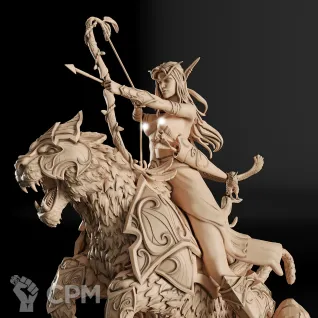 Описание картинки Tyrande and Ashalah Фигурка (World of Warcraft) от GAS3TXD  по цене 8 900руб | Свободный Рынок Миниатюр - СРМ