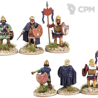 Описание картинки Persian Unarmoured Archers от Base 28 по цене 2 800руб | Свободный Рынок Миниатюр - СРМ