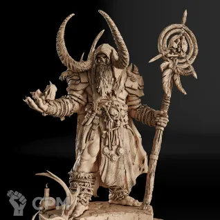 Описание картинки Gul'dan Фигурка (World of Warcraft) от GAS3TXD  по цене 5 600руб | Свободный Рынок Миниатюр - СРМ