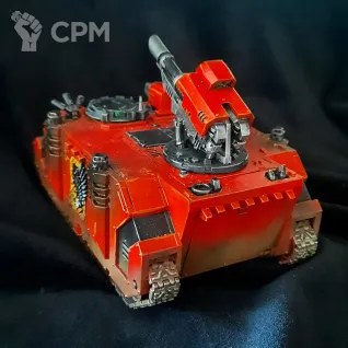 Описание картинки Space Marine Razorback (оригинал) от Superguns по цене 4 000руб | Свободный Рынок Миниатюр - СРМ