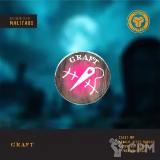 Описание картинки Malifaux Graft от TerraCutter по цене 35руб | Свободный Рынок Миниатюр - СРМ