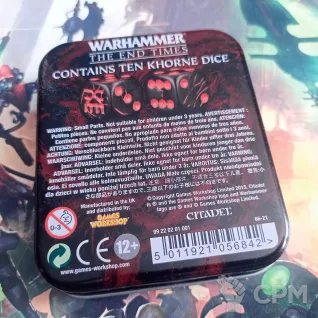 Описание картинки WARHAMMER The End Times KHORNE Dice Set от Фонд  по цене 5 000руб | Свободный Рынок Миниатюр - СРМ