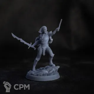 Описание картинки Полуорк/Варвар/Воин от Dark Craft Hobby по цене 360руб | Свободный Рынок Миниатюр - СРМ