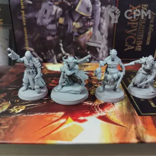Описание картинки + Corrupted Guard Sectarians + Культисты от WastelandMiniatures по цене 660руб | Свободный Рынок Миниатюр - СРМ