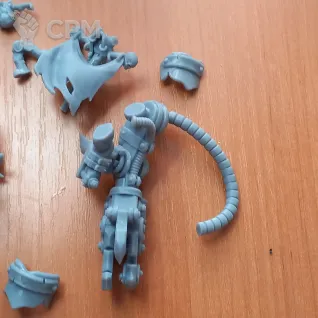 Описание картинки Warrboss in mega armour, Альтернативный Газкулл от  по цене 1 500руб | Свободный Рынок Миниатюр - СРМ