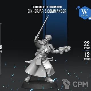 Описание картинки Einherjar`s Commander от WebWay 3D по цене 450руб | Свободный Рынок Миниатюр - СРМ