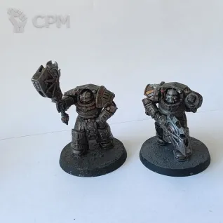 Описание картинки Iron Warriors Tartaros Terminator Squad (альтернативный) от Dan_the_man по цене 1 800руб | Свободный Рынок Миниатюр - СРМ