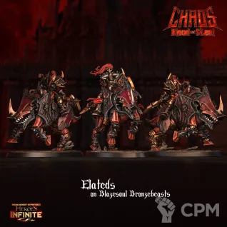 Описание картинки Elateds-on-Blazesoul-Bronzebeasts от Troster по цене 1 850руб | Свободный Рынок Миниатюр - СРМ