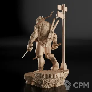 Описание картинки Leonardo Фигурка (TMNT) от GAS3TXD  по цене 3 600руб | Свободный Рынок Миниатюр - СРМ