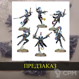 Описание картинки Eldar Harlequin Troupe от White Rhino по цене 699руб | Свободный Рынок Миниатюр - СРМ