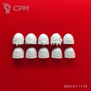 Описание картинки Carcharodon Astra Shoulder Pads Reiver от User19033 по цене 400руб | Свободный Рынок Миниатюр - СРМ