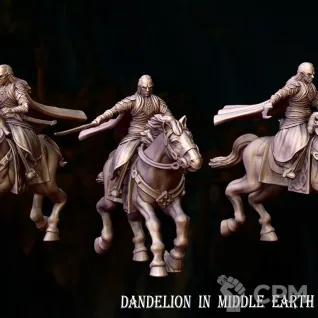 Описание картинки Elrond on horse от Brutality по цене 550руб | Свободный Рынок Миниатюр - СРМ