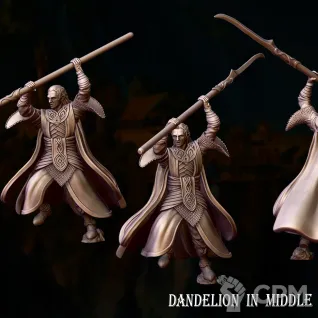 Описание картинки Elven King jump от Brutality по цене 200руб | Свободный Рынок Миниатюр - СРМ