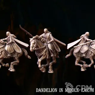 Описание картинки Elven King on horse от Brutality по цене 550руб | Свободный Рынок Миниатюр - СРМ