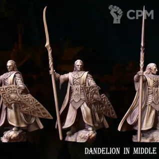 Описание картинки Elven King on rock от Brutality по цене 200руб | Свободный Рынок Миниатюр - СРМ