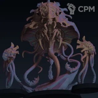 Описание картинки Neurotyrant от MrMetalHorror по цене 600руб | Свободный Рынок Миниатюр - СРМ