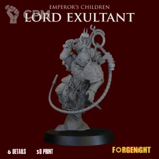 Описание картинки Emperor's Children Lord Exultant от ForgeNight по цене 550руб | Свободный Рынок Миниатюр - СРМ