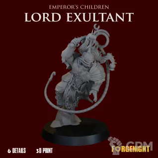 Описание картинки Emperor's Children Lord Exultant от ForgeNight по цене 550руб | Свободный Рынок Миниатюр - СРМ