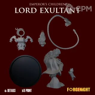 Описание картинки Emperor's Children Lord Exultant от ForgeNight по цене 550руб | Свободный Рынок Миниатюр - СРМ