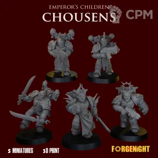 Описание картинки Emperor's Children Chousens от ForgeNight по цене 1 650руб | Свободный Рынок Миниатюр - СРМ