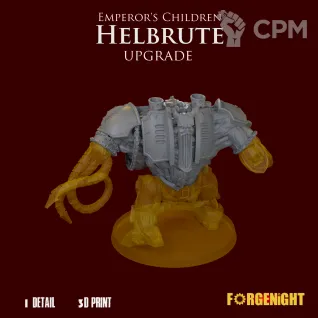 Описание картинки Emperor's Children Helbrute upgrade от ForgeNight по цене 320руб | Свободный Рынок Миниатюр - СРМ