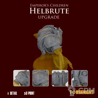 Описание картинки Emperor's Children Helbrute upgrade от ForgeNight по цене 320руб | Свободный Рынок Миниатюр - СРМ