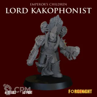 Описание картинки Emperor’s Children Lord Kakophonist от ForgeNight по цене 550руб | Свободный Рынок Миниатюр - СРМ