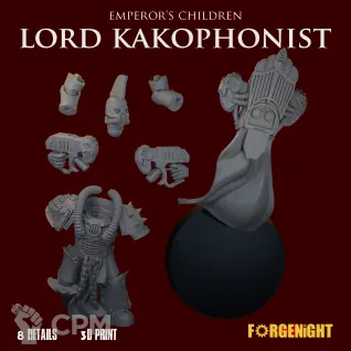 Описание картинки Emperor’s Children Lord Kakophonist от ForgeNight по цене 550руб | Свободный Рынок Миниатюр - СРМ