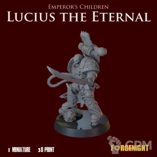 Описание картинки Emperor's Children Lucius the Eternal от ForgeNight по цене 550руб | Свободный Рынок Миниатюр - СРМ