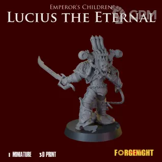 Описание картинки Emperor's Children Lucius the Eternal от ForgeNight по цене 550руб | Свободный Рынок Миниатюр - СРМ