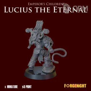 Описание картинки Emperor's Children Lucius the Eternal от ForgeNight по цене 550руб | Свободный Рынок Миниатюр - СРМ