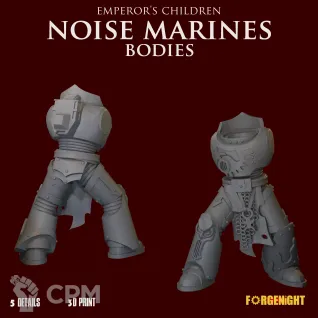 Описание картинки Emperor's Children Noise Marines Bodies от ForgeNight по цене 600руб | Свободный Рынок Миниатюр - СРМ