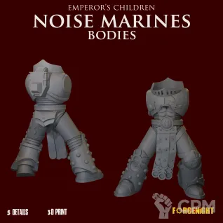 Описание картинки Emperor's Children Noise Marines Bodies от ForgeNight по цене 600руб | Свободный Рынок Миниатюр - СРМ