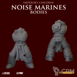 Описание картинки Emperor's Children Noise Marines Bodies от ForgeNight по цене 600руб | Свободный Рынок Миниатюр - СРМ